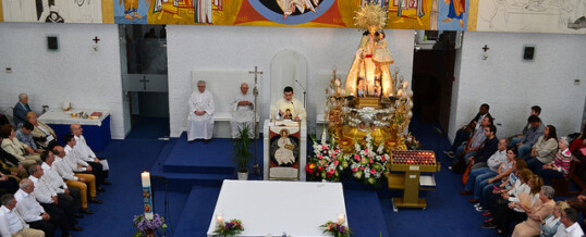 Visita de la Virgen de los Desamparados en imágenes