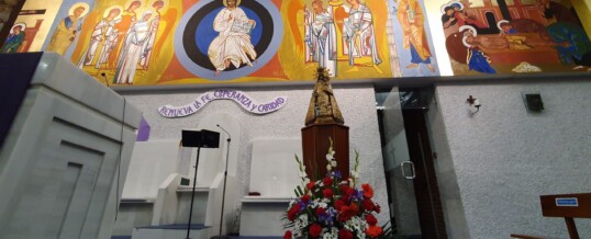 Ofrenda de flores a la Virgen de los desamparados